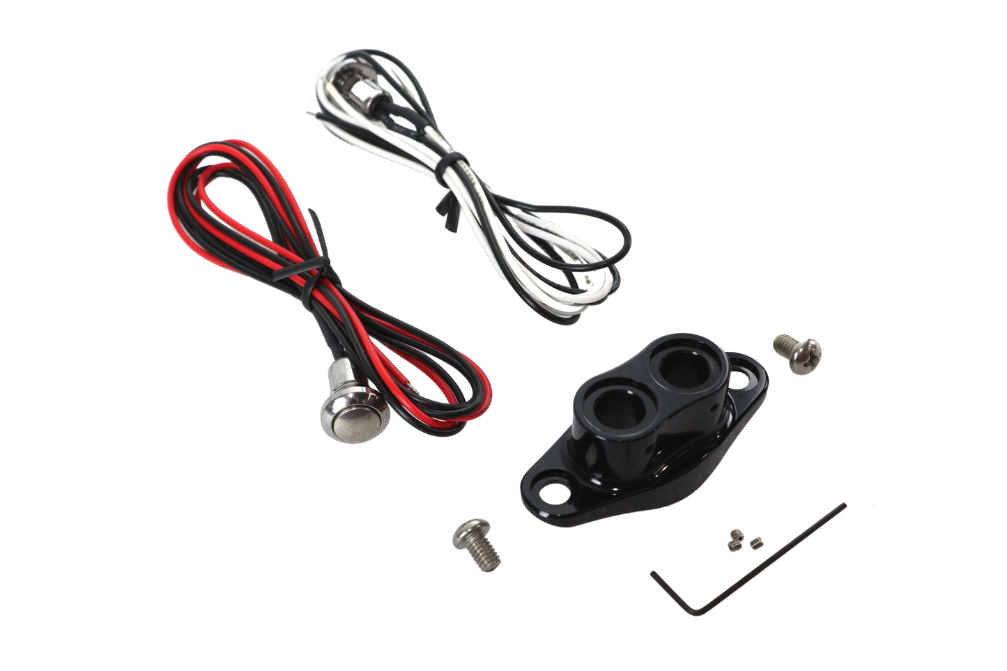 Black Dual Button Handlebar Switch Kit – Billet Aluminum