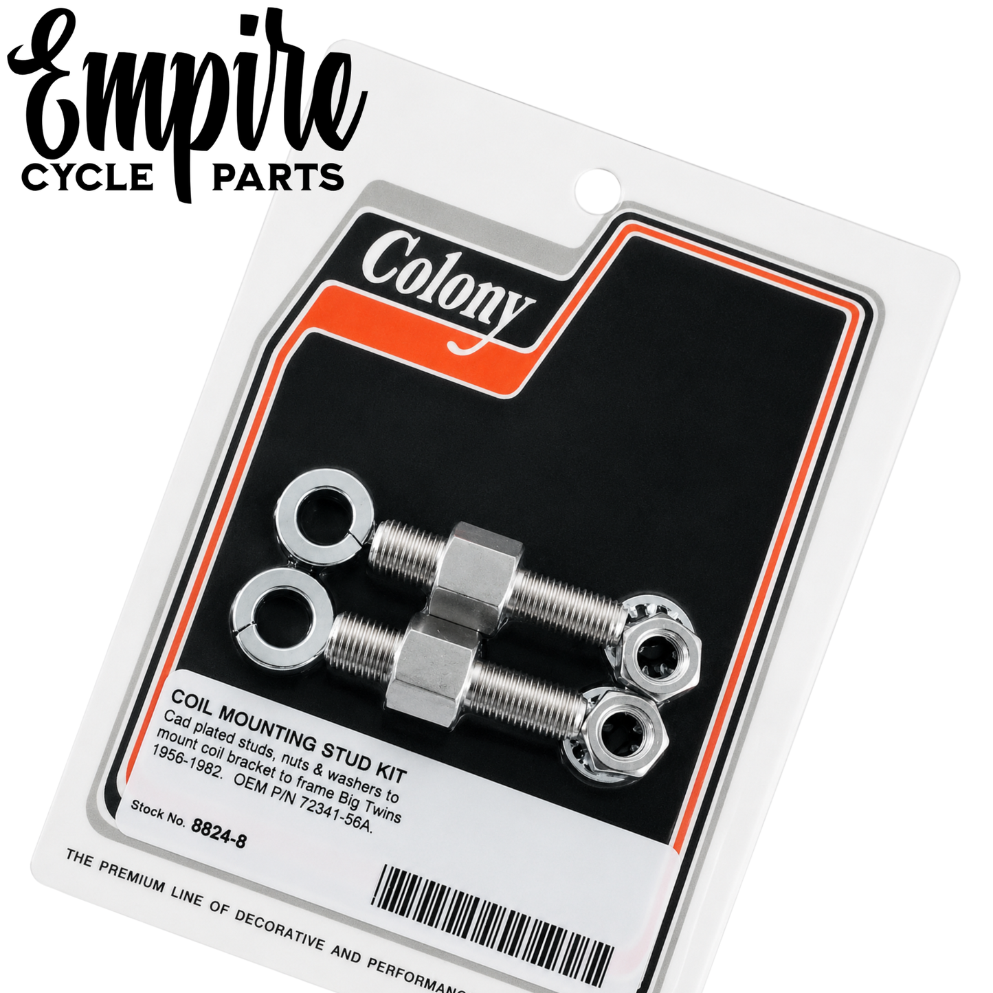 Ignition Coil Mounting Stud Set – Colony – Fits Panhead & Shovelhead Models 1956–1982