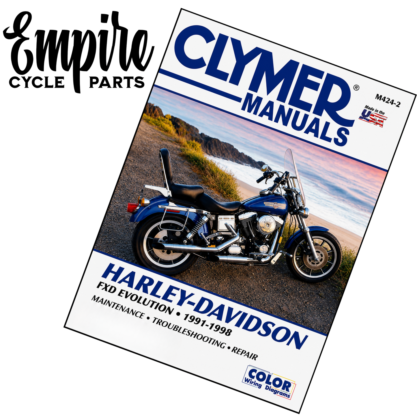 Clymer Service Manual Harley Dyna 1991–1998 Repair Maintenance Shop Book