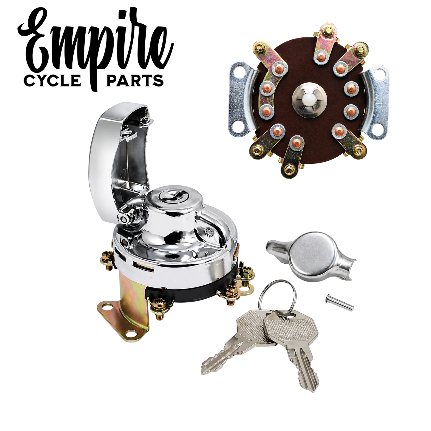 6 Post Ignition Switch Fits Harley Big Twin 1973-1995 Fat Bob 75105-73T