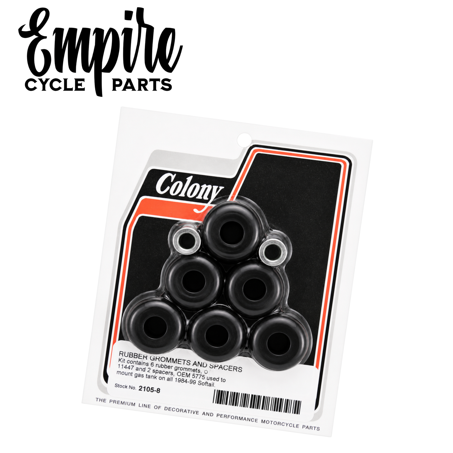Gas Tank Mount Grommet & Spacer Kit – Softail 1984–1999
