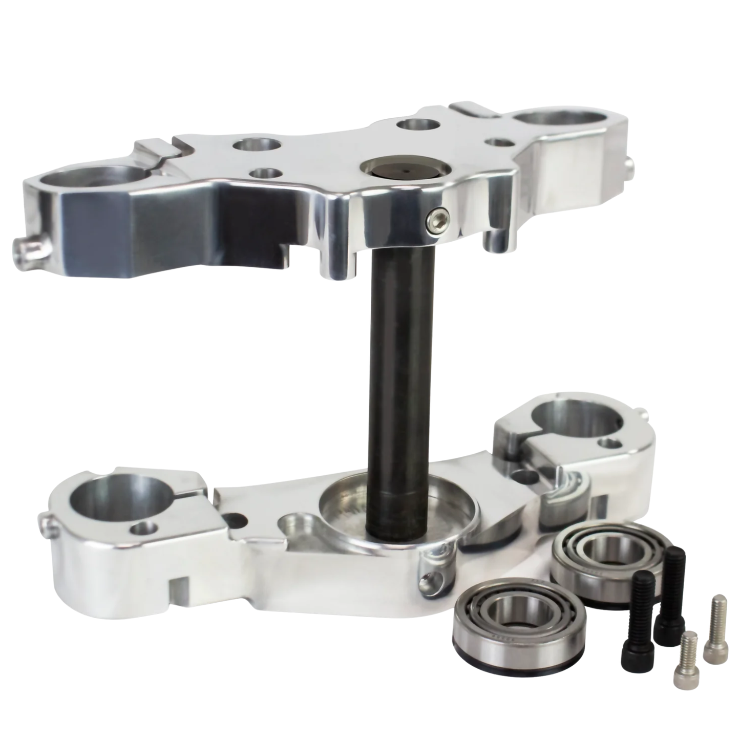 6° Raked Triple Tree Kit – For 23" Front Wheel Conversions 97-Present (Baggers)