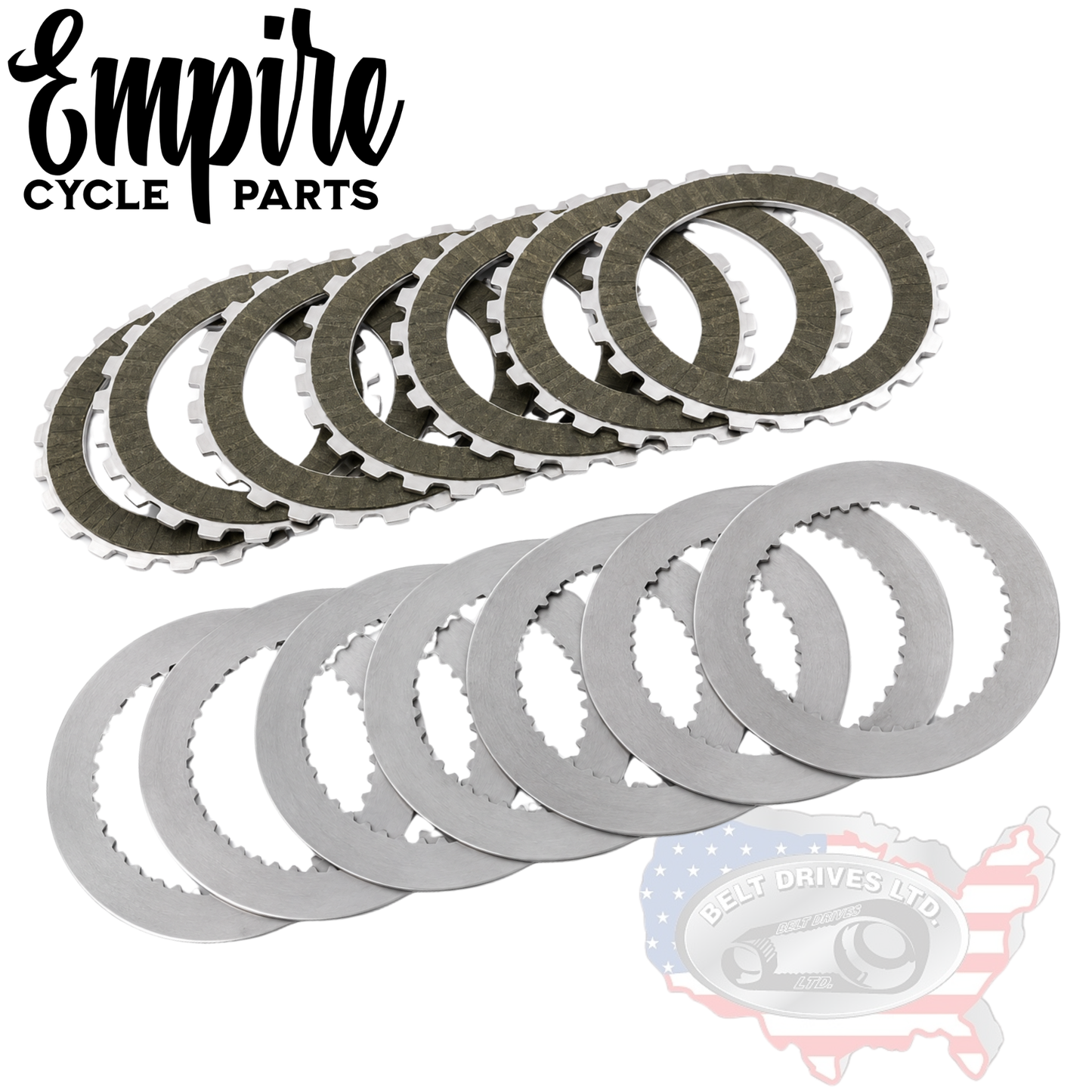 BDL Quiet Clutch Kit for Enclosed & Open Belt Drives w/ Round Clutch Dogs