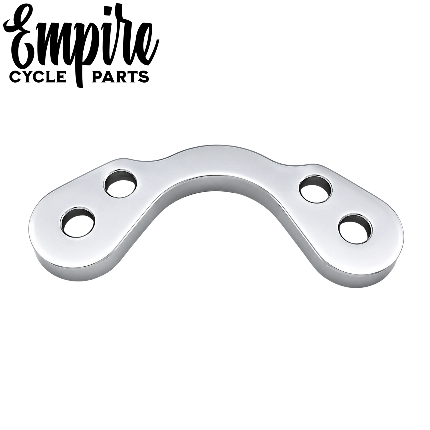 Chrome Springer 3.5" Riser& Handlebar Adapter