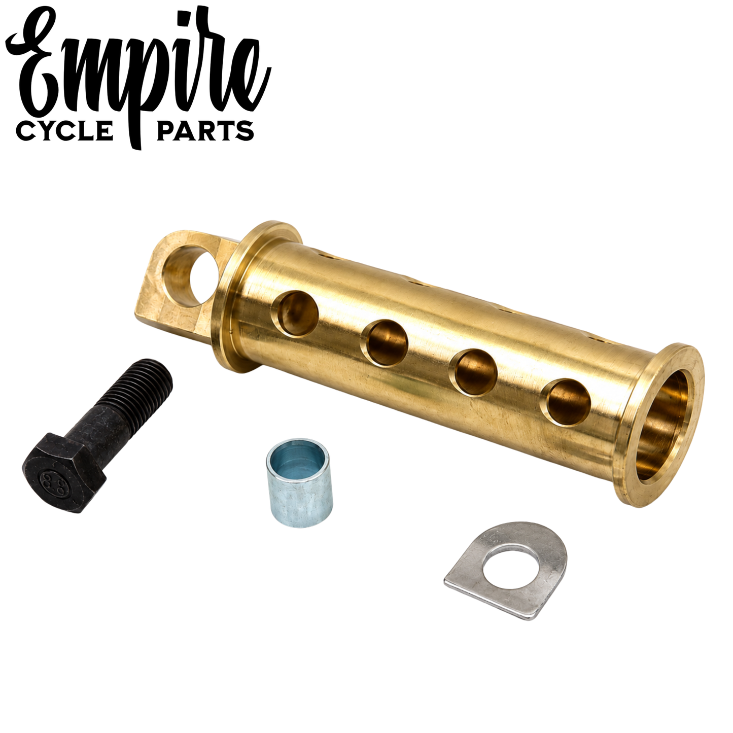Brass Spool Kick Starter Pedal with Hole Design