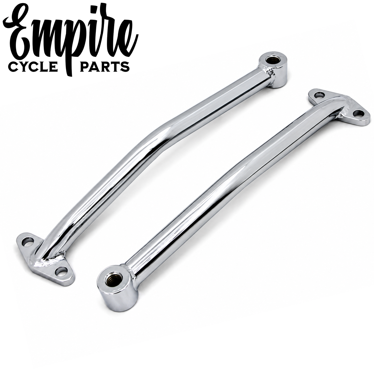 Chrome Rear Fender Brace Set