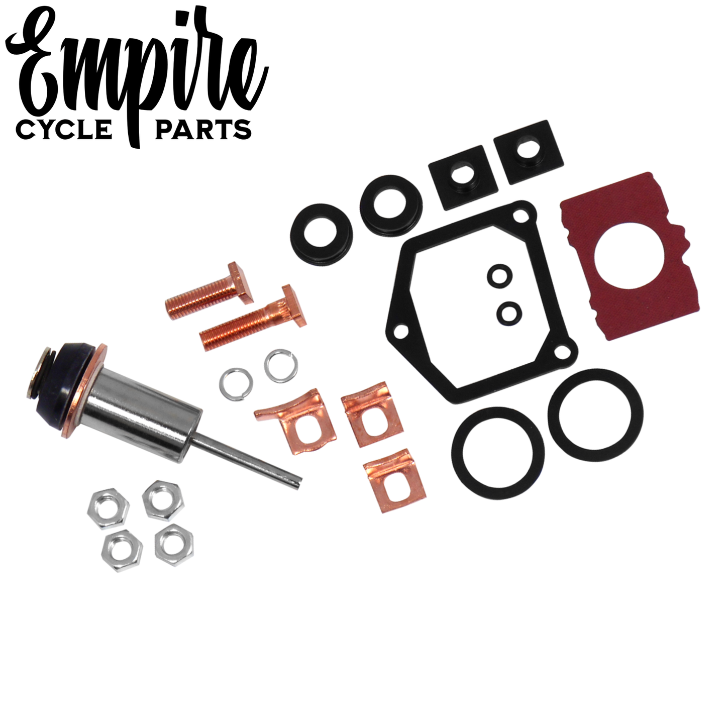 Starter Solenoid Repair Kit for Big Twin 1991-2006 & Sportster 1988-2022 (Except 06 Dyna}