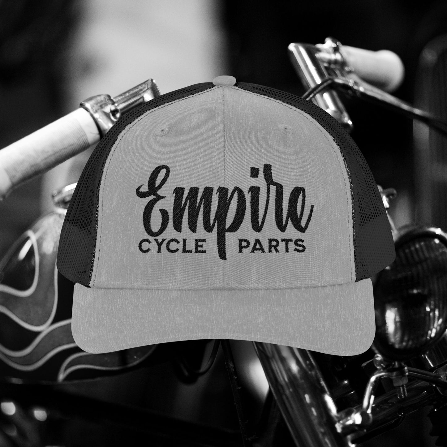 Empire Cycle Parts Snapback Trucker Cap
