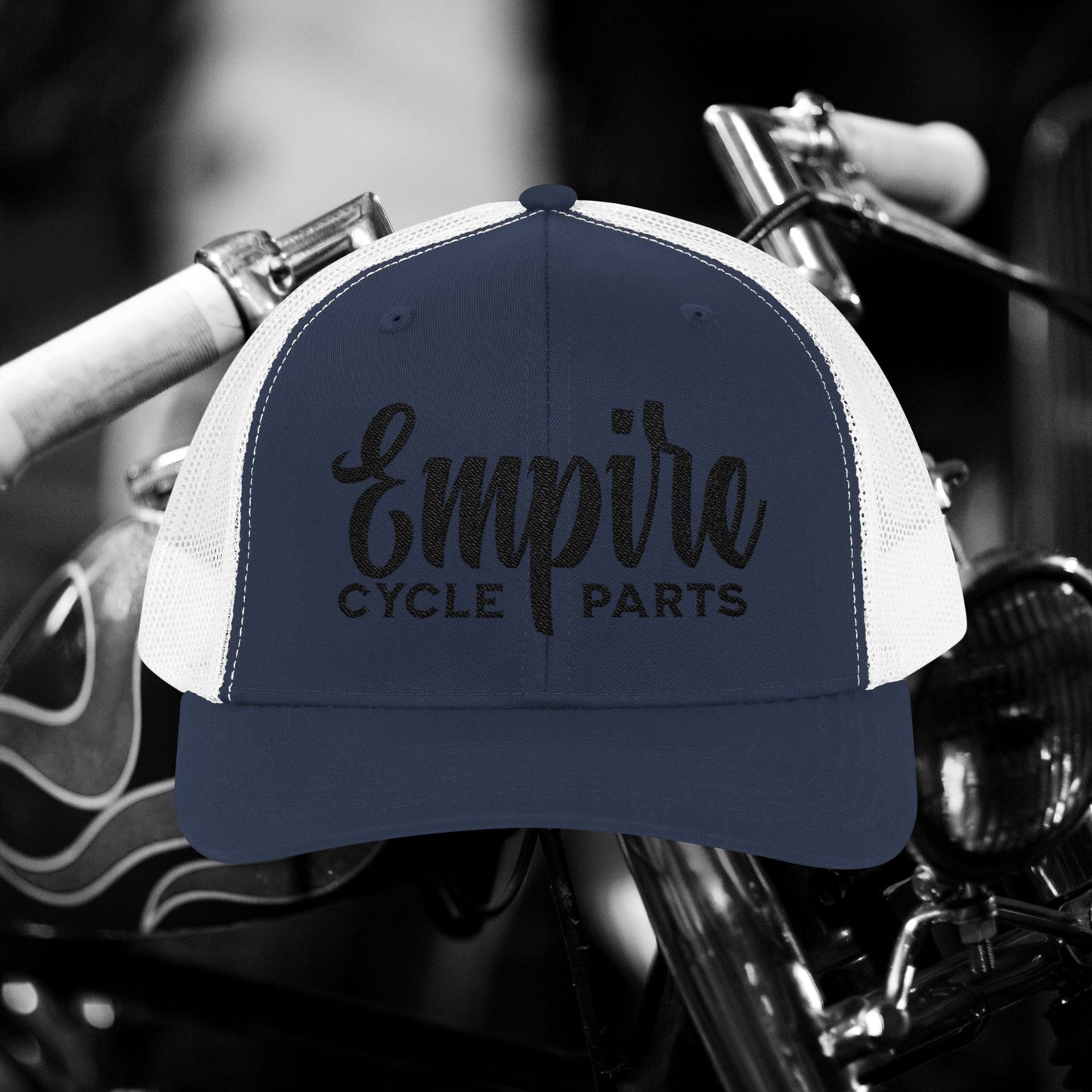 Empire Cycle Parts Snapback Trucker Cap