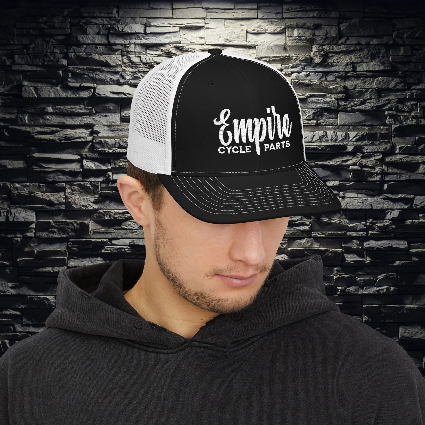 Empire Cycle Parts Snapback Trucker Cap