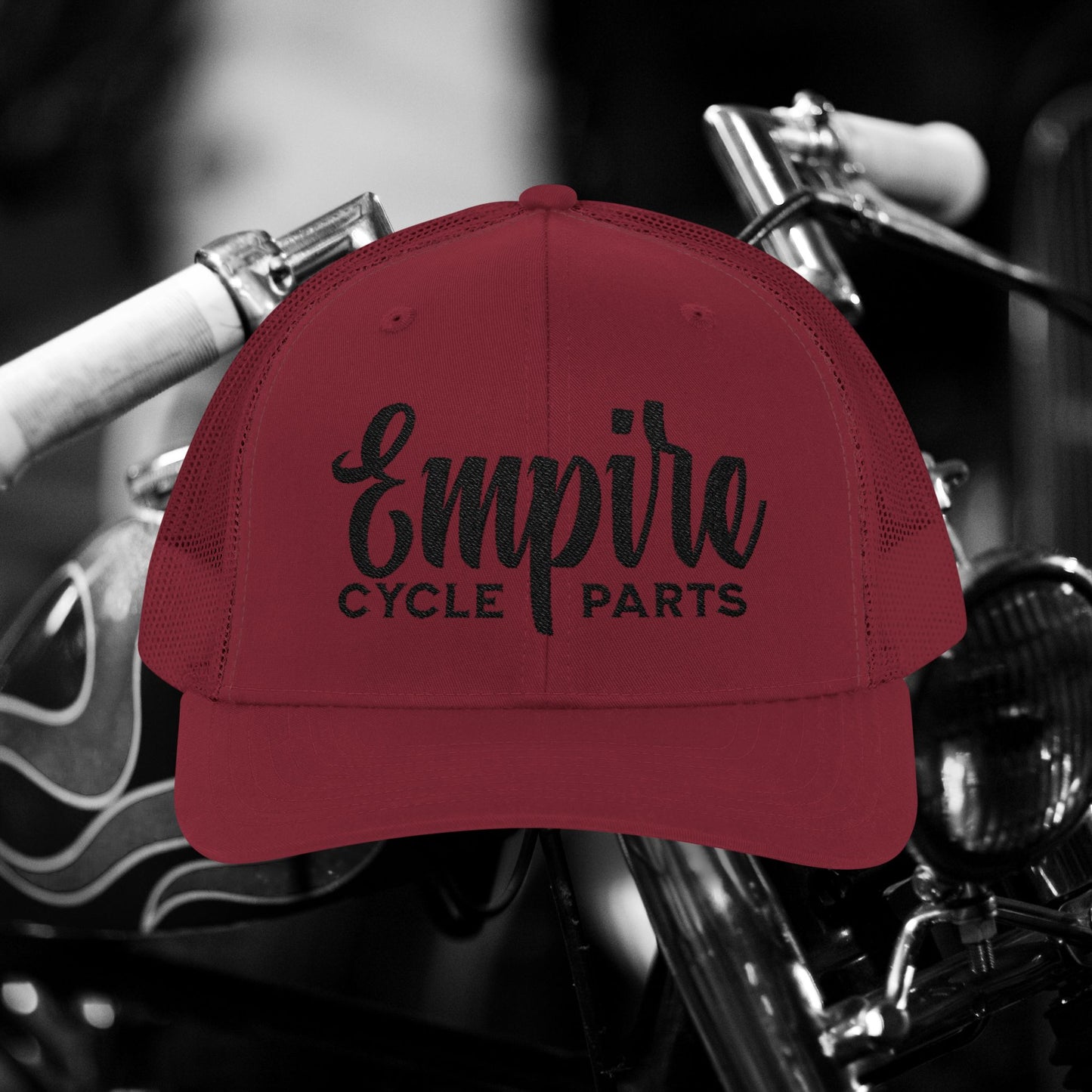 Empire Cycle Parts Snapback Trucker Cap