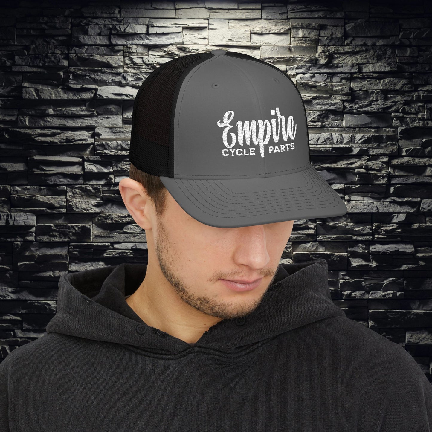 Empire Cycle Parts Snapback Trucker Cap