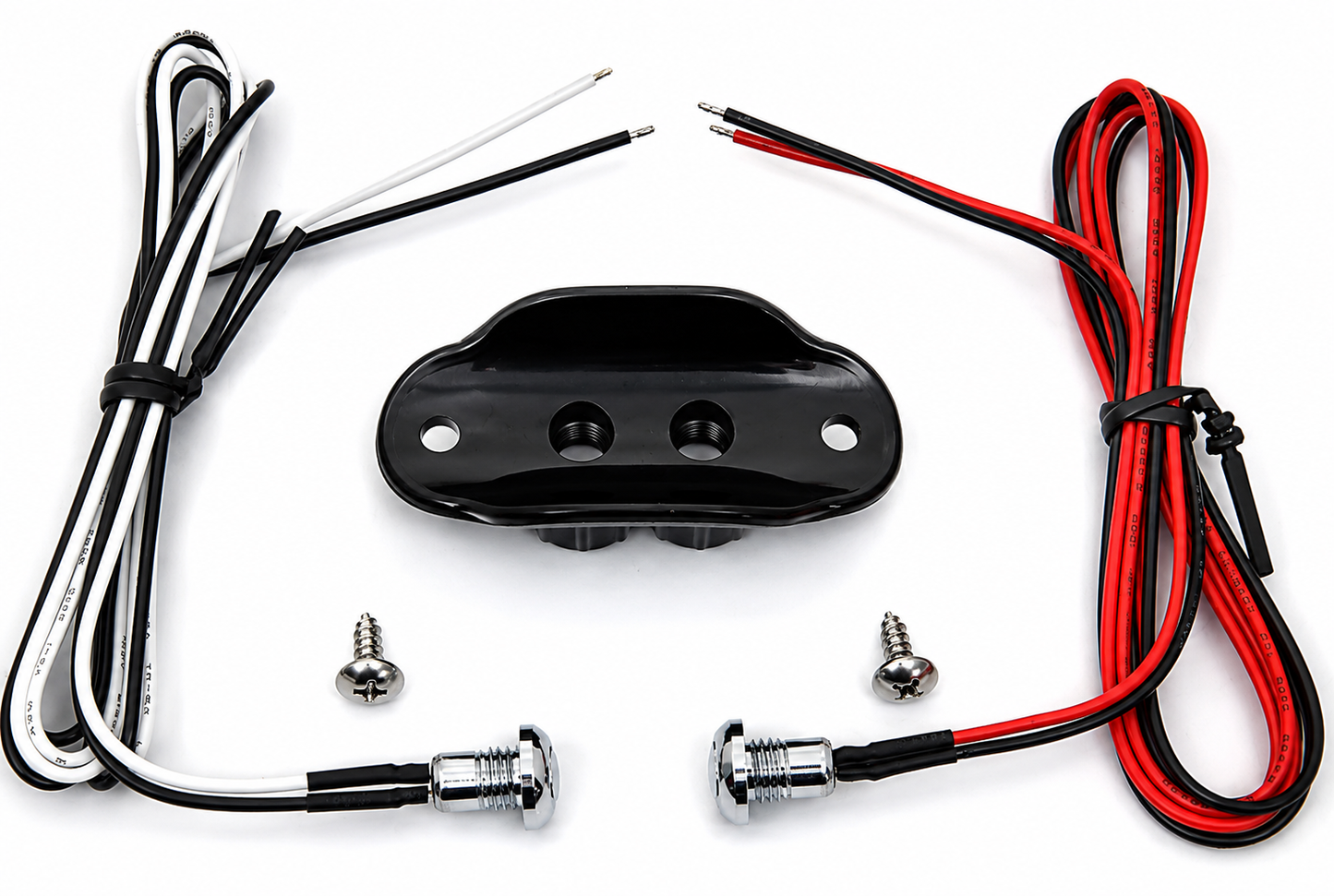 Black Dual Mini Button Handlebar Switch Kit – Billet Aluminum