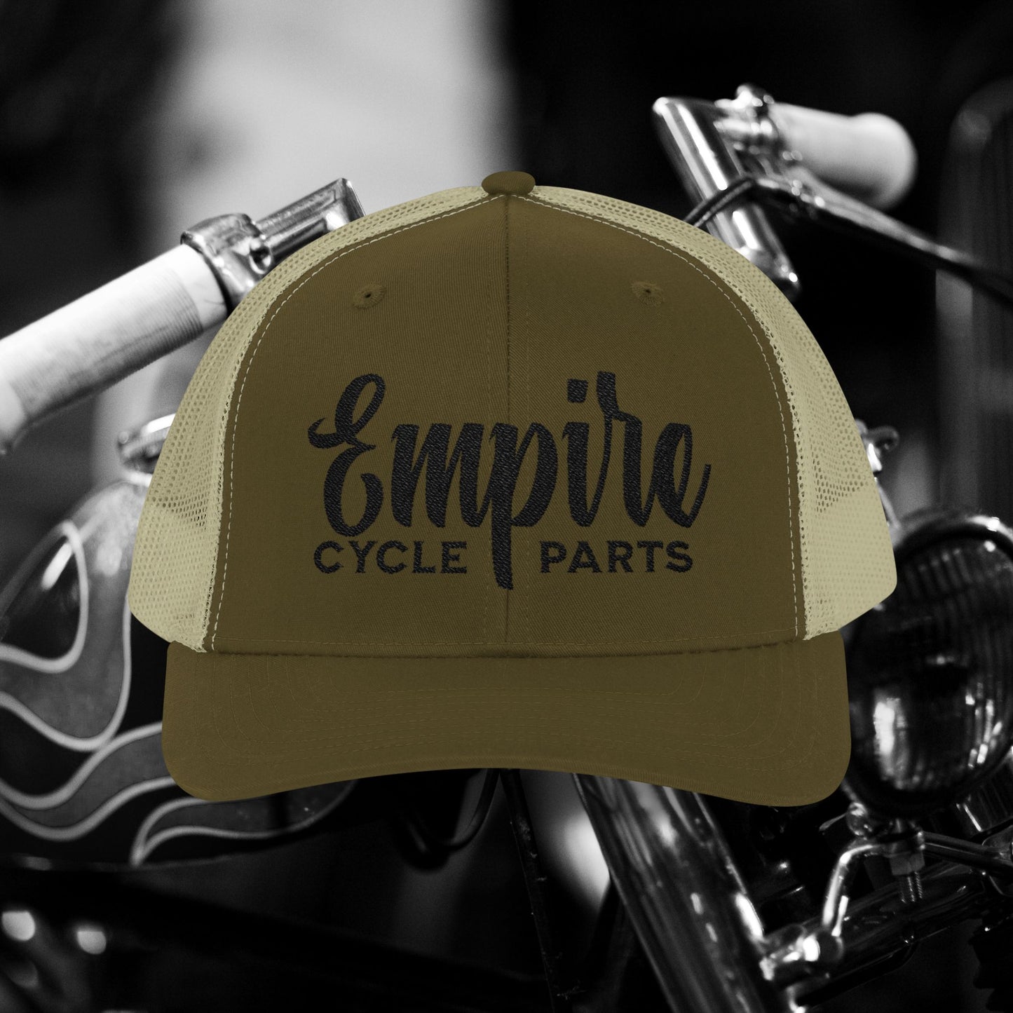 Empire Cycle Parts Snapback Trucker Cap