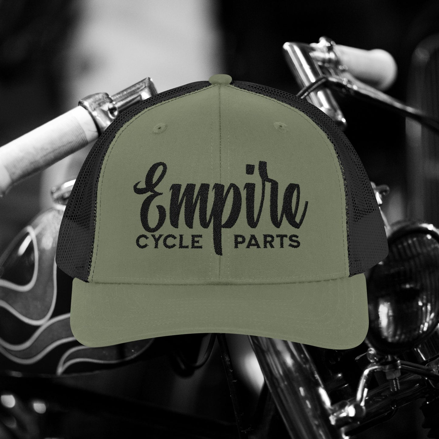 Empire Cycle Parts Snapback Trucker Cap