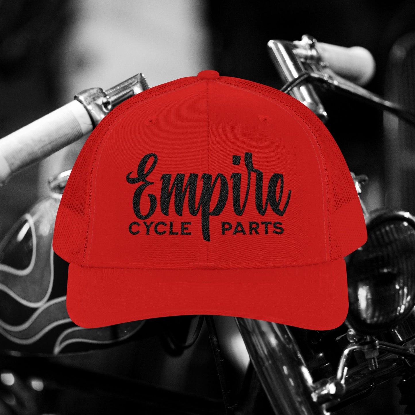 Empire Cycle Parts Snapback Trucker Cap