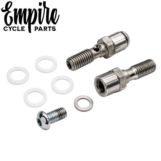 Extended Breather Bolt Set / Carb & Air Cleaner Support – Fits Evolution Models