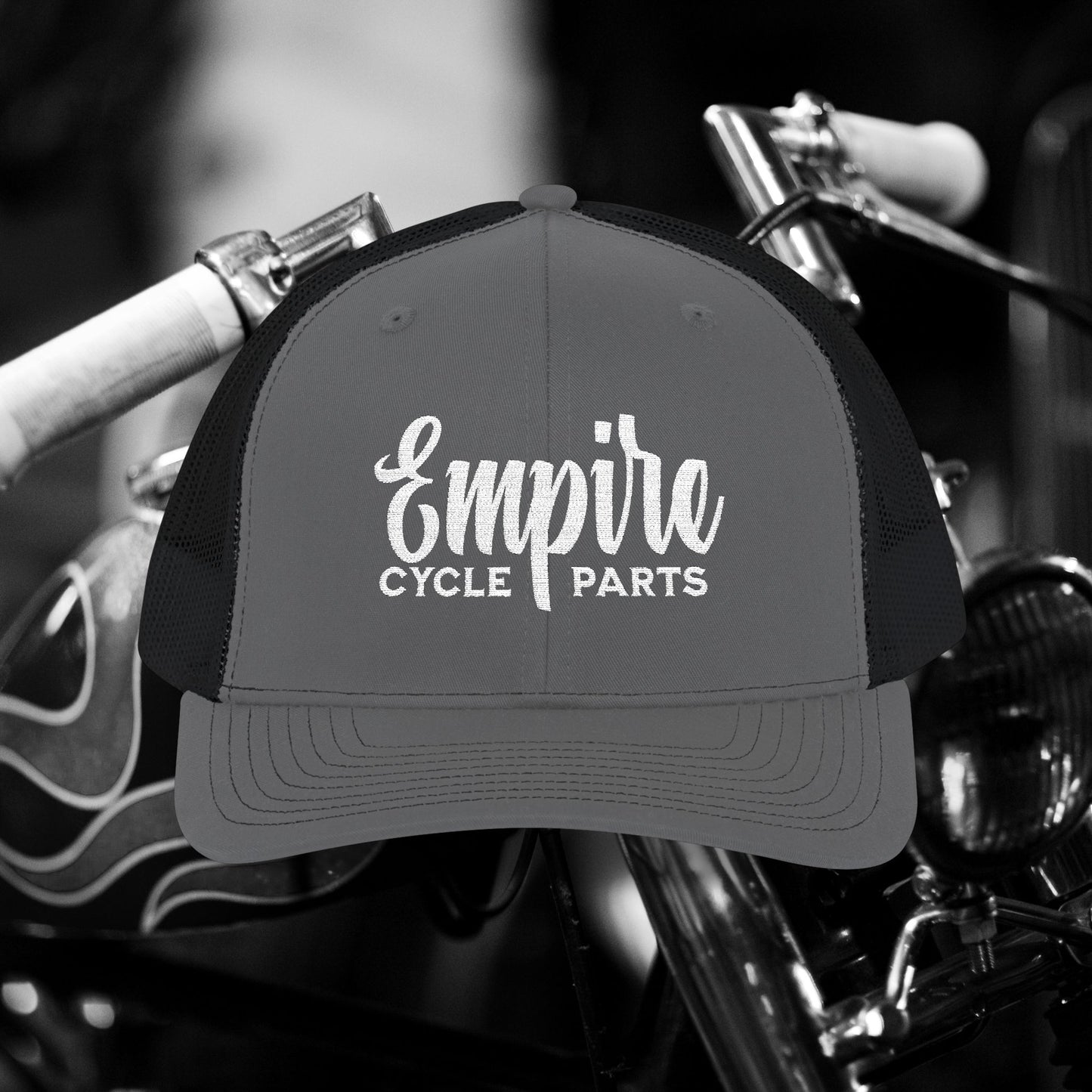 Empire Cycle Parts Snapback Trucker Cap