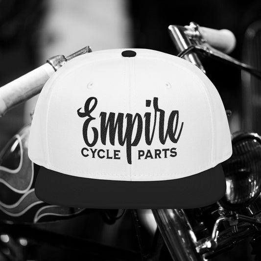 Empire Cycle Parts Embroidered Snapback Hat