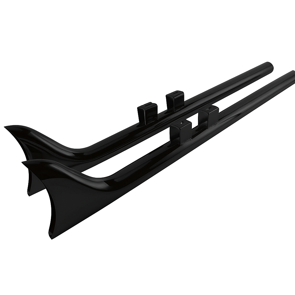 Bagger Touring Fishtails 33"/ 36"  – Black Finish 1995-2016