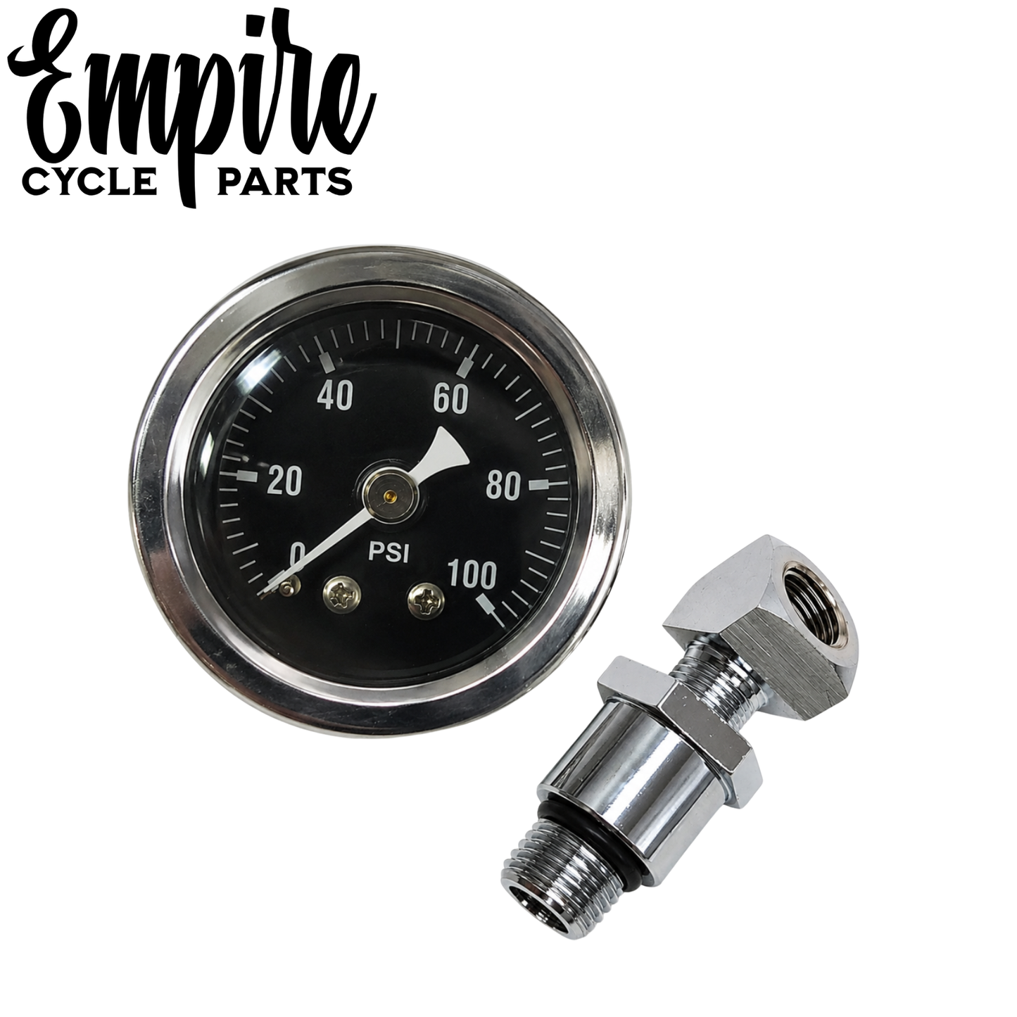 HARLEY DAVIDSON BIG TWIN ENGINE OIL PRESSURE GAUGE & ADAPTER KIT 70-99