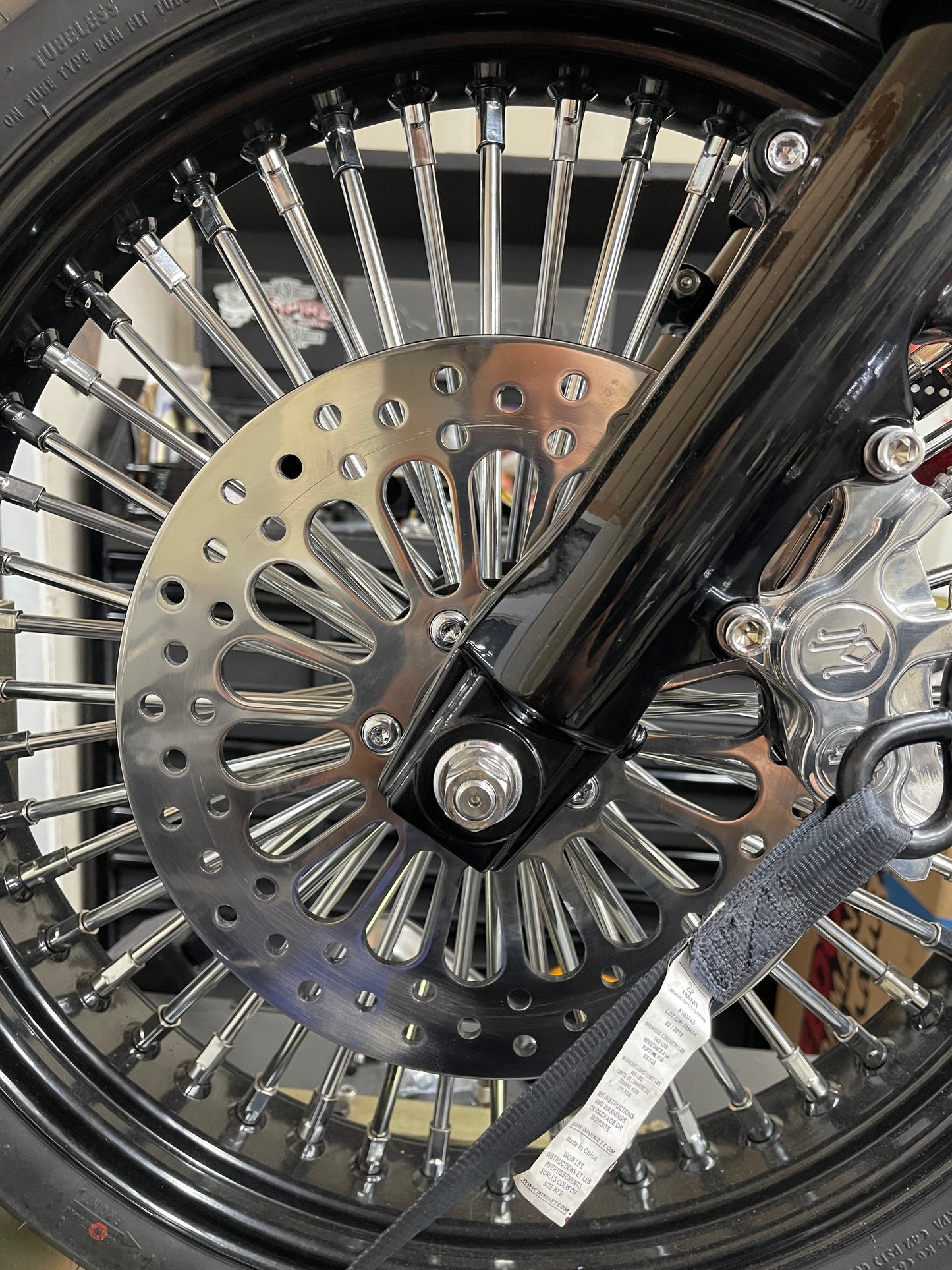 DNA Super Spoke Polished Stainless 11.5" Brake Rotors – Front & Rear for Harley Softail (1984–2017)