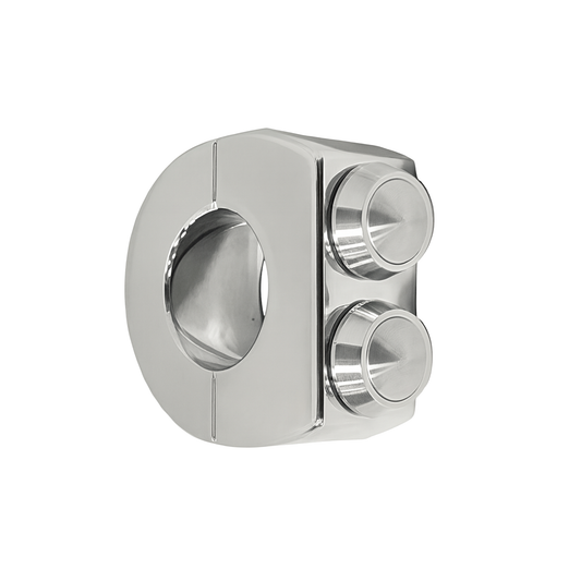 Handlebar 2 Button Switch Clamp – 1" (Chrome)