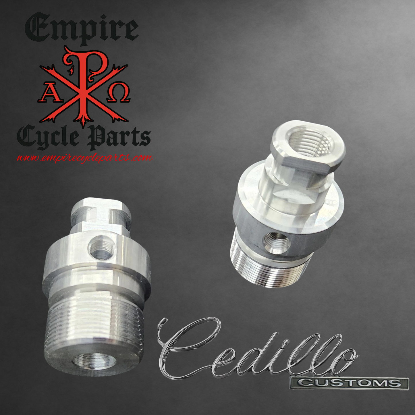 DIY Front Air Ride Kit Bagger 99-13 / Softail 84-17 41MM (Ported Inner Fork Tube Plug)