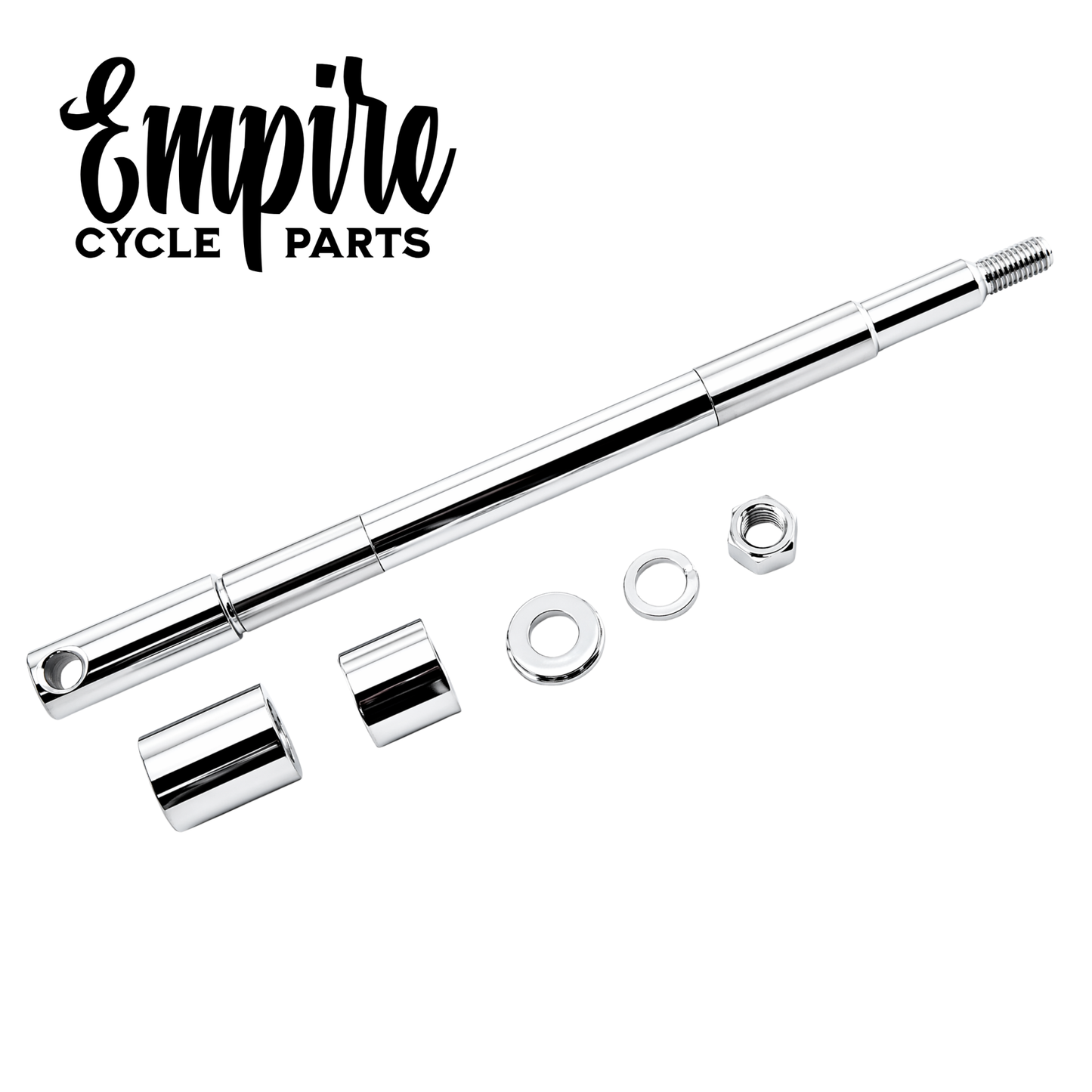 Chrome Front Axle Kit for Harley FLSTF 1995–1999