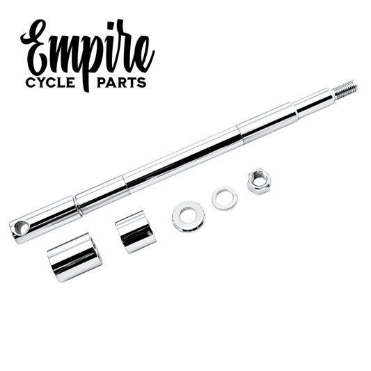 Chrome Front Axle Kit for Harley FLSTF 1995–1999