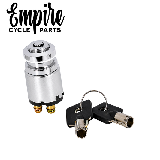 Chrome 3-Position Ignition Switch – Replaces OEM # 71425-77T