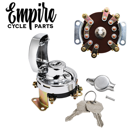 6 Post Ignition Switch Fits Harley Big Twin 1973-1995 Fat Bob 75105-73T