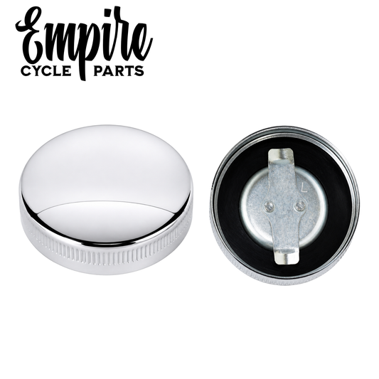 Chrome Bayonet Gas Cap Set – Vented (1 Gas Cap) 1936-1973