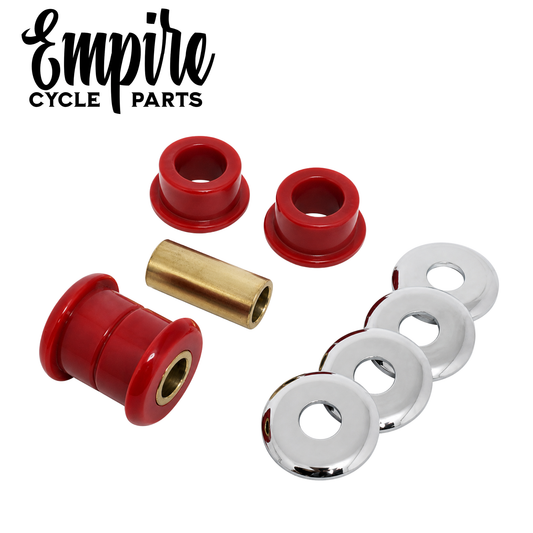 Heavy Duty Handlebar Riser Bushing Kit – Red Urethane – Harley-Davidson Big Twin & Sportster
