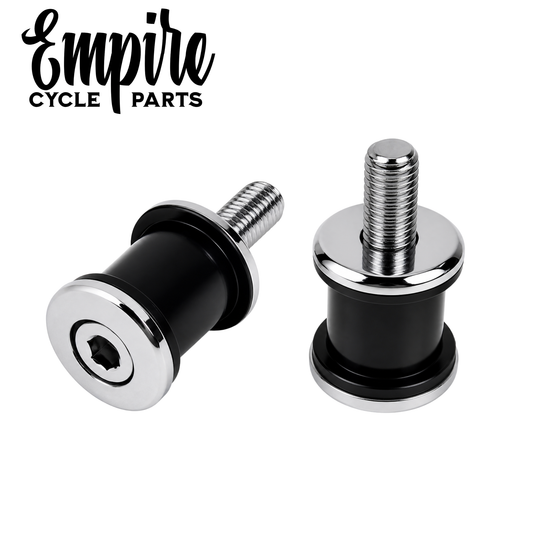 Handlebar Riser Bushing Kit – 1/2"-13 Black Flush Mount - Big Twin & Sportster