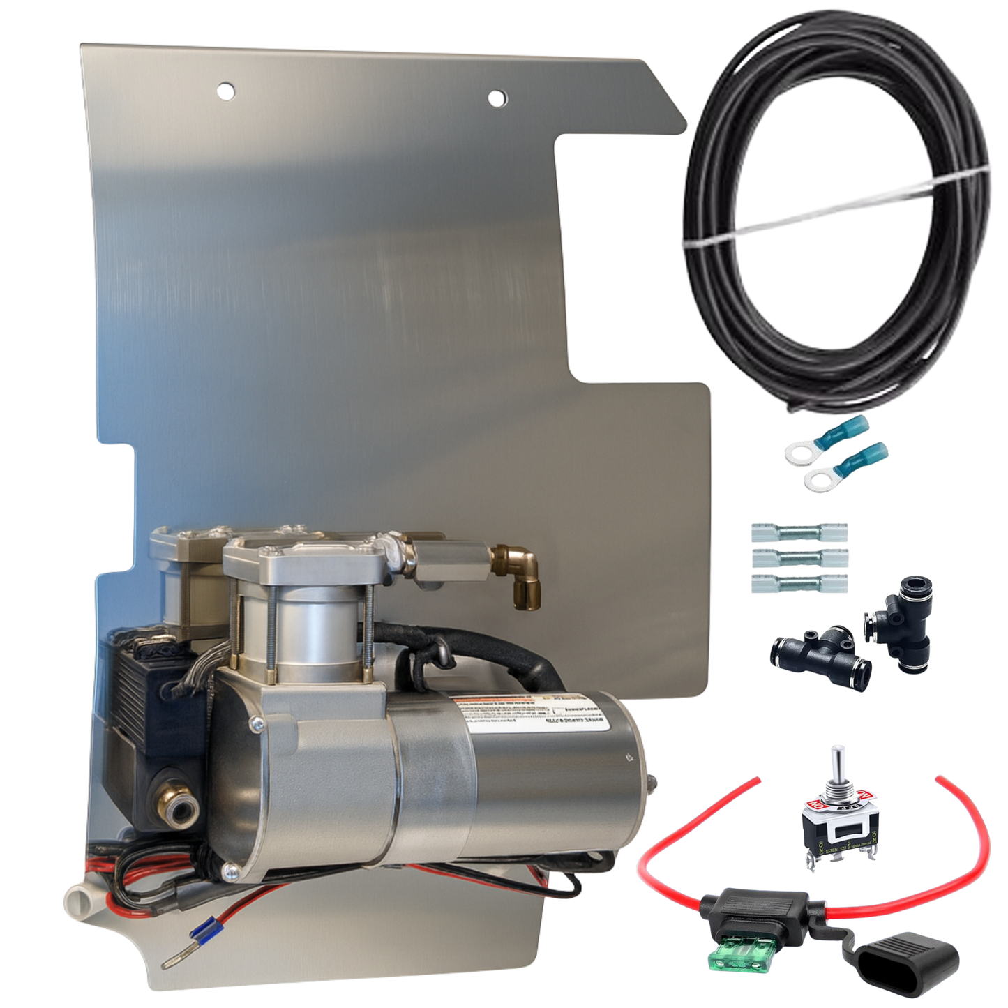 Softail Air Ride Compressor & Dump Valve DIY Kit (1986–1999)