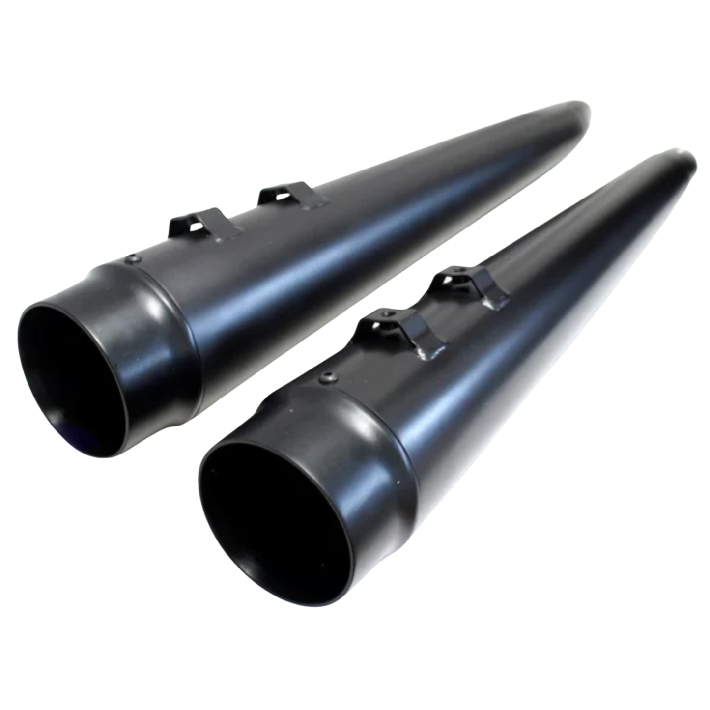 Megaphone 4.5" Mufflers – Chrome or Black Finish – Fits Touring 2017-Present
