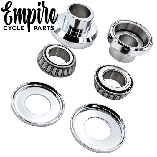 3° Raked Fork Neck Cup Kit Chrome for FLH, FX & FXST Models 1949–1987