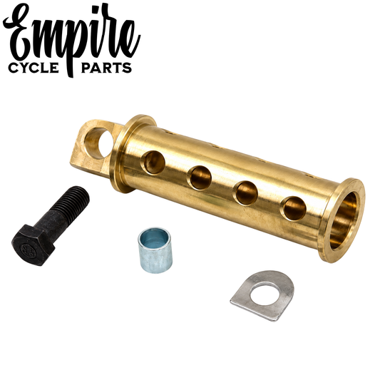 Brass Spool Kick Starter Pedal with Hole Design