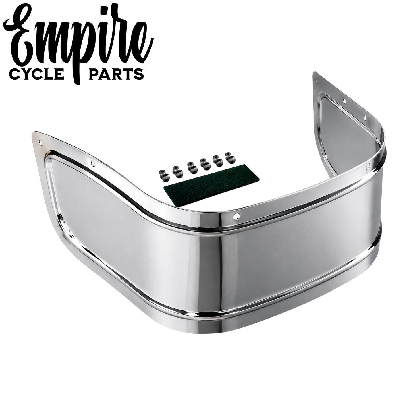 Chrome Smooth Fender Lower Trim Skirt for Touring & Softail Models