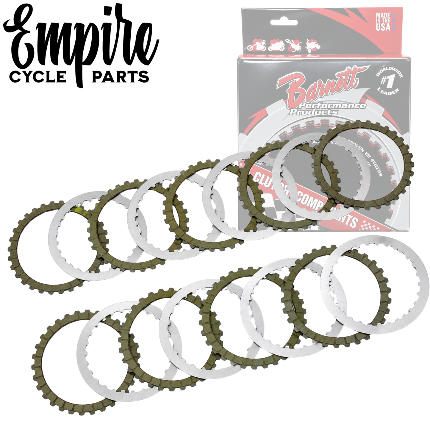 Barnett Extra Plate Clutch Kit – Fits Harley Evolution & Sportster Models