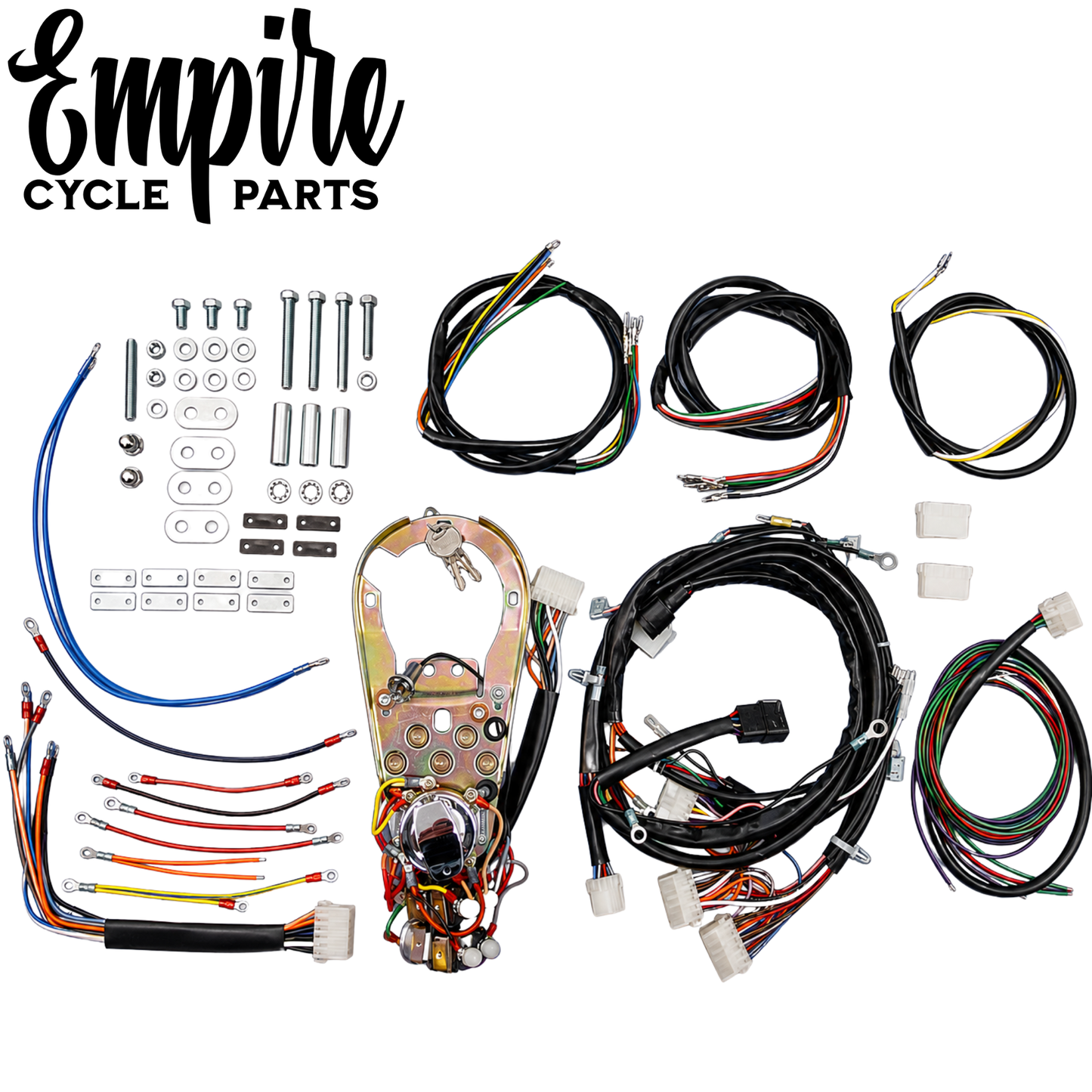 Main Wiring Harness Assembly with Dash Base & Ignition Switch Fits Softail 1991–1995
