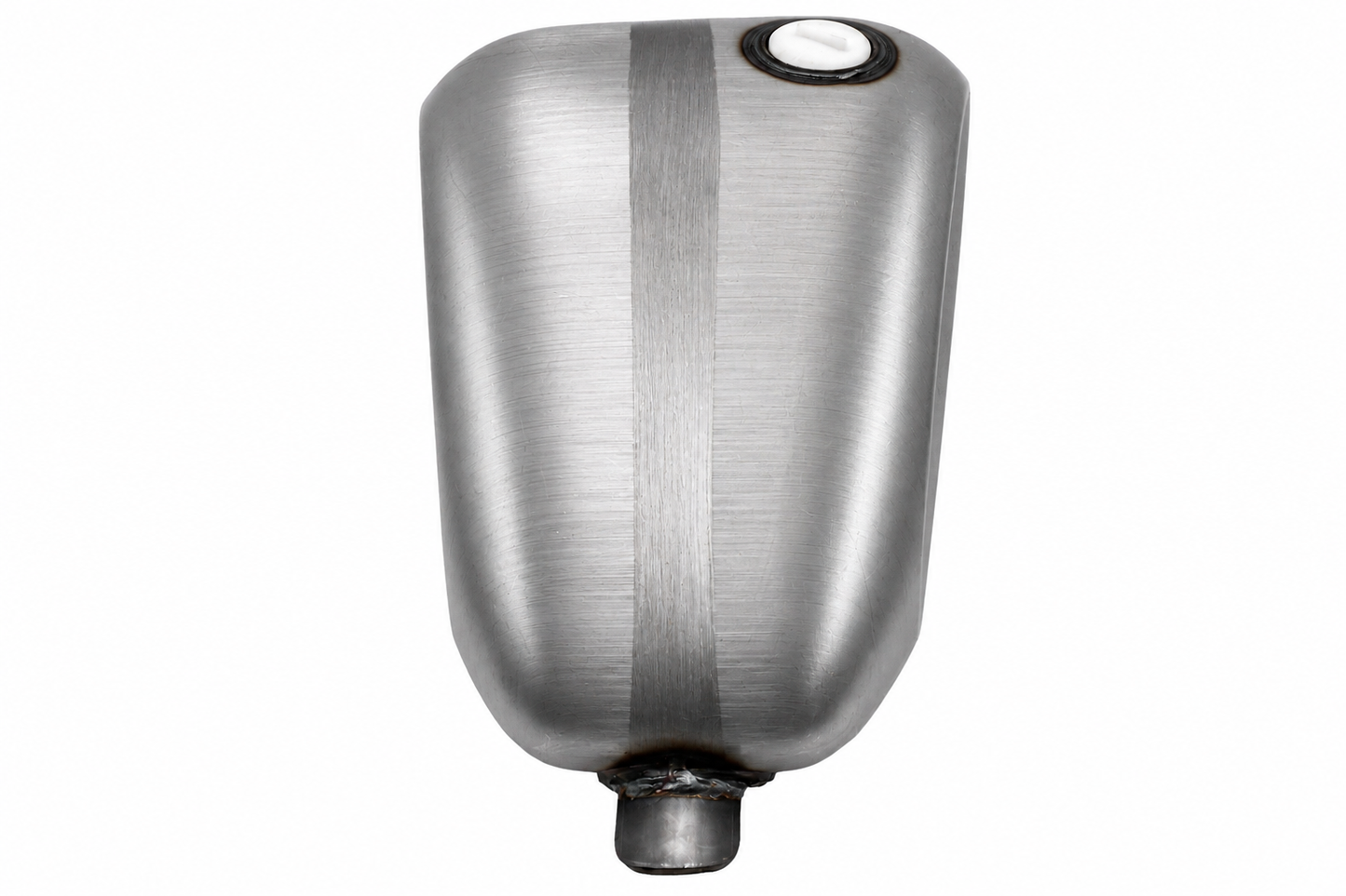 Dished Frisco Gas Tank – 3.1 Gallon – Raw Steel