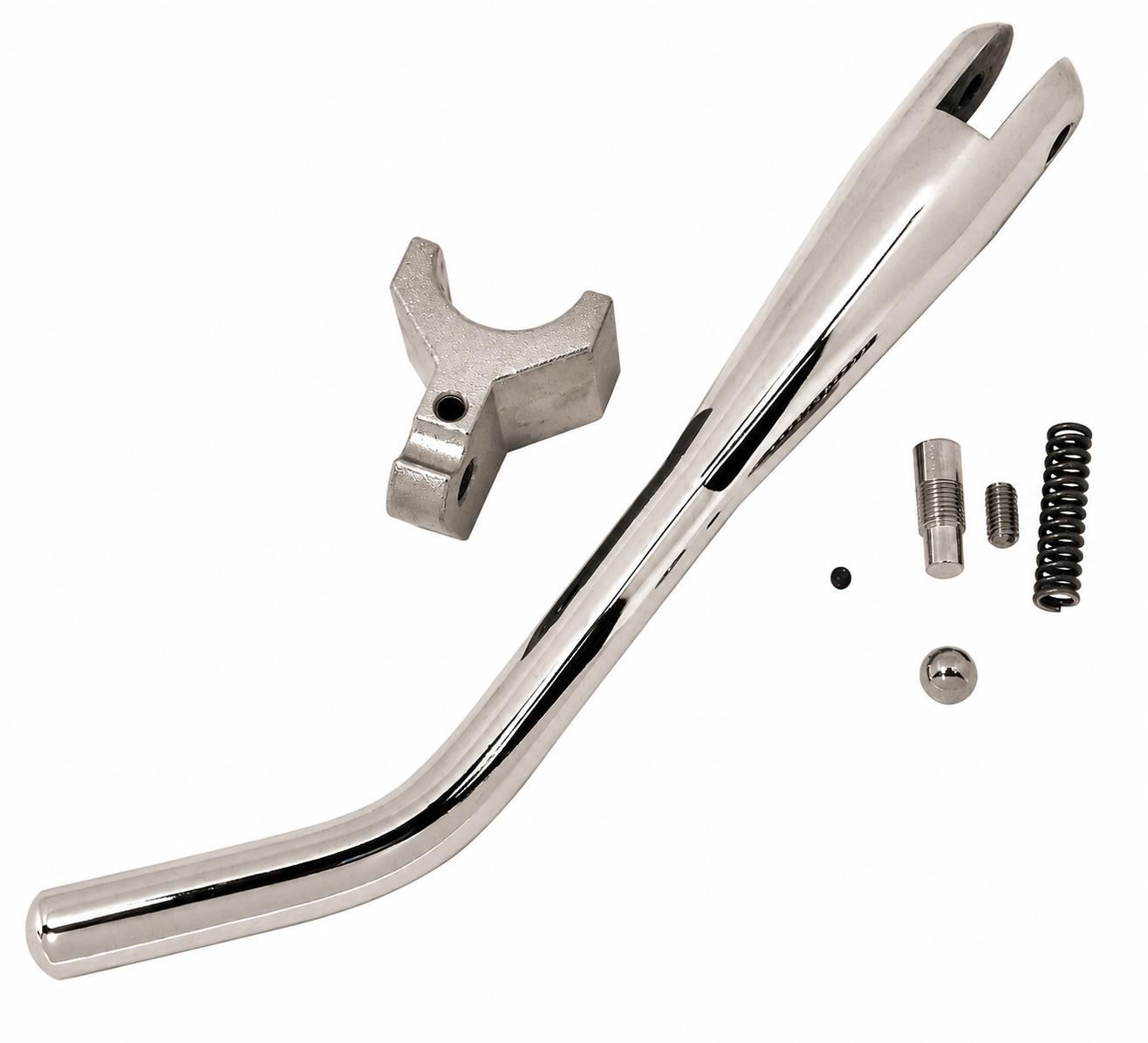 Weld-On Kickstand Assembly – Internal Detent Spring Design – 1-1/4" O.D. Frame Tube